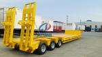 3 Axles Gooseneck Lowboy Tractor Trailer 60000KG Payload