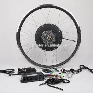 Quality 48V1500W 8/9 cassttle gears free wheel e-bike conversion kit wholesale