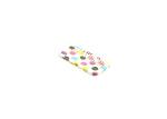 Modern Design Horse Grooming Comb Hot Stamping Flower / Zebra Pattern