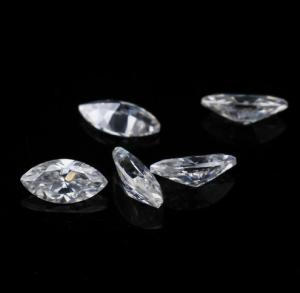Quality Loose Synthetic Moissanite Gemstone Tested Positive 1 Carat Marquise Shape wholesale