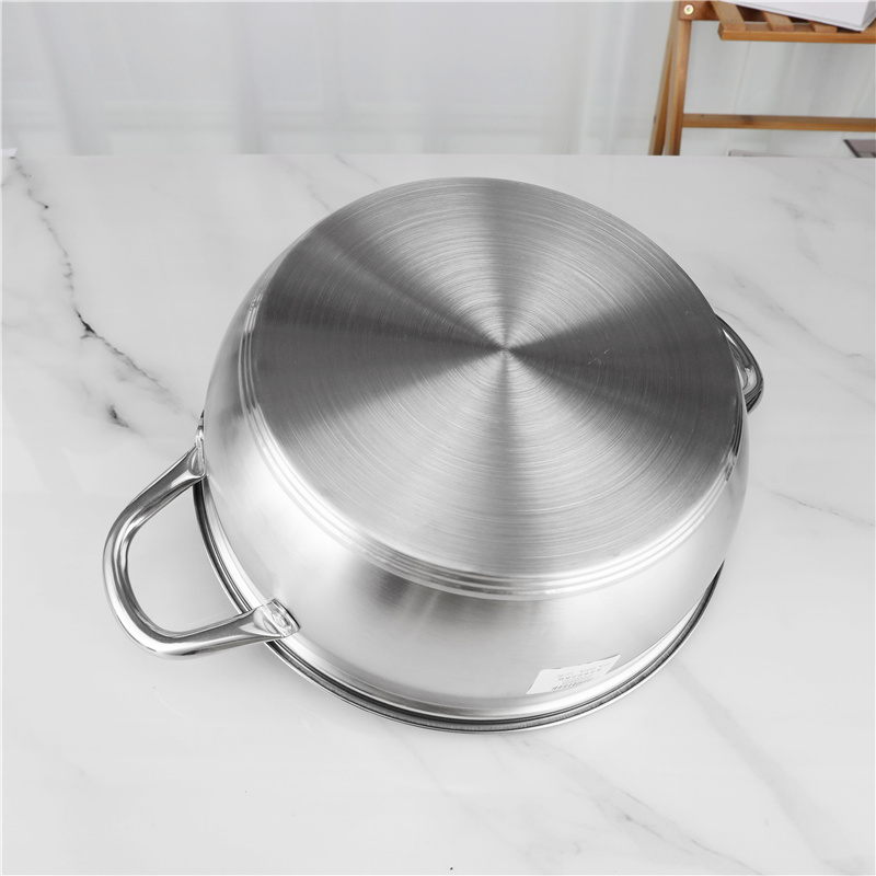 Double Bottom Stackable Steamer Pot With Combination Cover