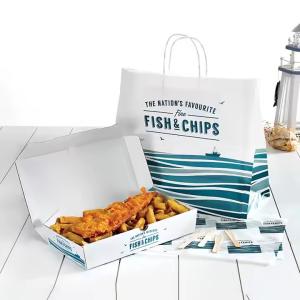 Quality Customized Sizes Printing for Fast Food Packaging French Fries Pizza Hamburgers Hot Dog Street Snacks Takeaway Boxes wholesale