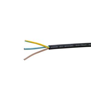 Quality VDE Certificated H05rnf 3x1 5 Soild Copper Rubber Cable 100m Rolls Flexible Electric Wire for Industrial Installations wholesale