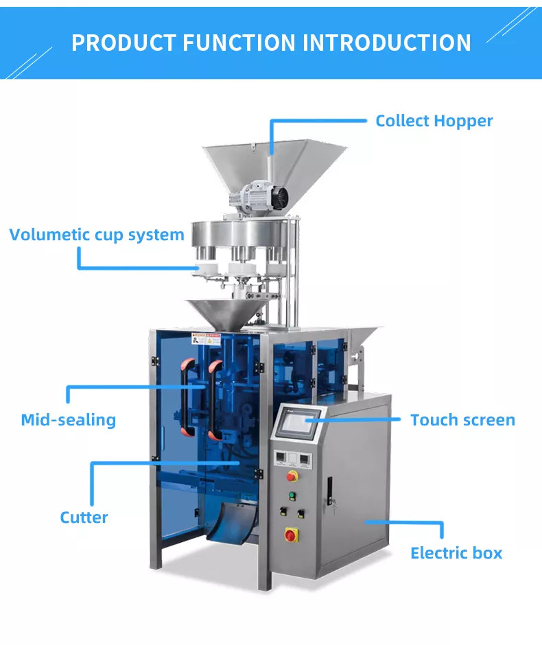 Automatic Granule Packing Machine For Volumetric Cup Pepper Spice