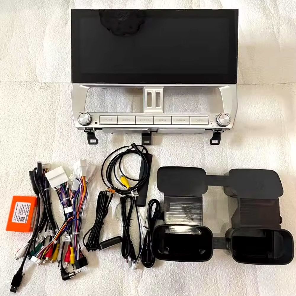 12.3Inch Carplay Android13 Car DVD Player For Toyota Land Cruiser Prado 2018-2022