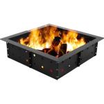 Square Outdoor Fire Pit Ring 36" Outside Diameter 30" Inside Heavy Duty Steel