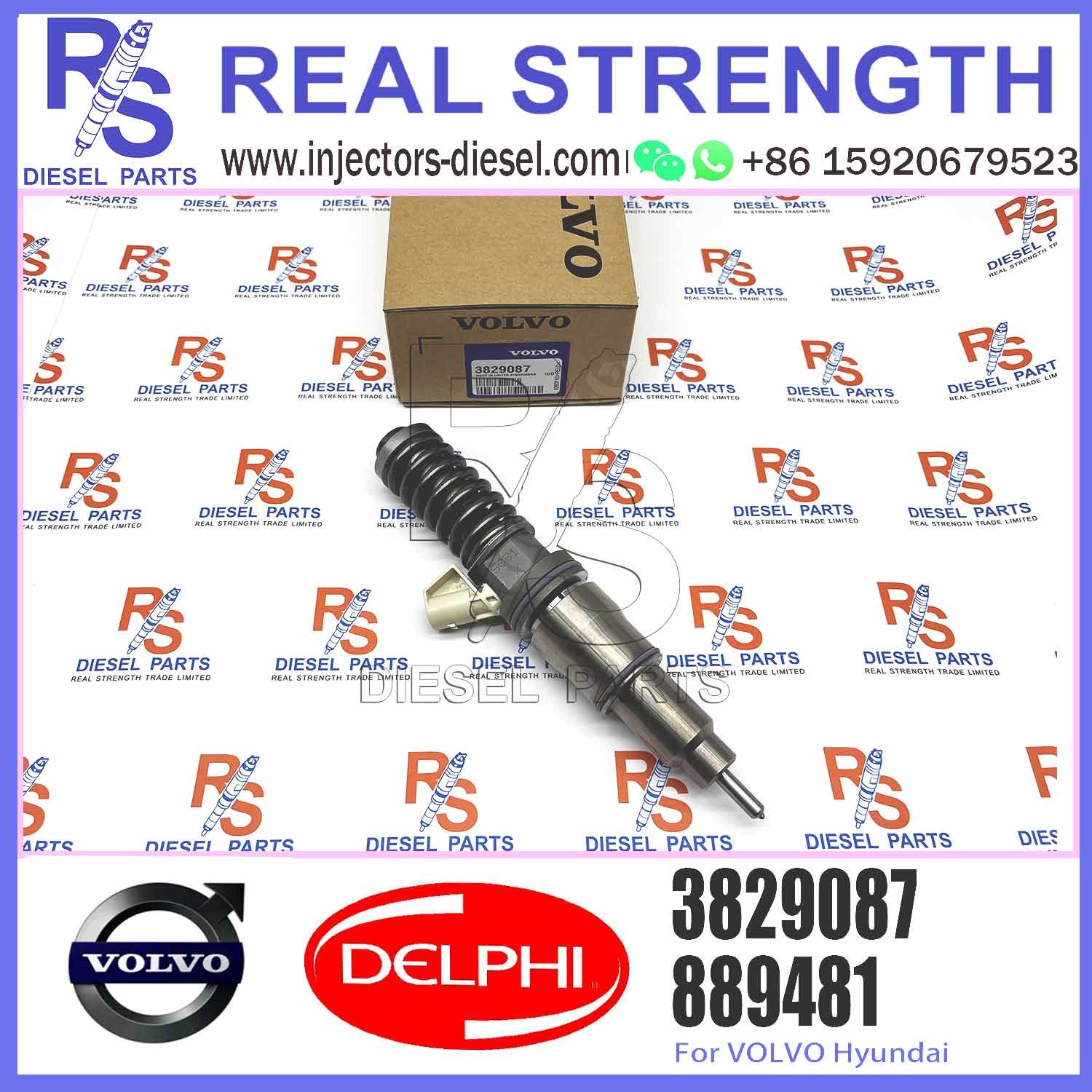 Diesel Inyector Fuel Injector Assembly Bebe4c08001 3829087 For V-O-L-V Penta Truck