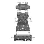 Easy Installation Toyota Fortuner Accessories Steer Quick Attach Plate Engine