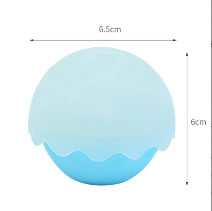 Flexible Silicone Ice Ball Mold 2.4 Inch Durable Whiskey Spheres for Ice Cream Tools