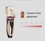 1200mAh Dog Grooming Electric Clippers Rechargeable Cat Hair Trimmer Machine