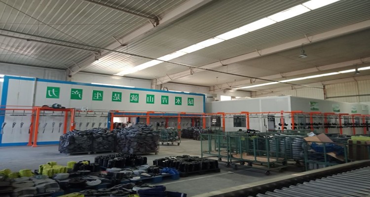 Steel Substrate Vertical Powder Coating Line Plant PLC