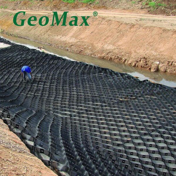 HDPE Geocell 150mm Height 330mm Welding Space For Channels Stormwater Diversion