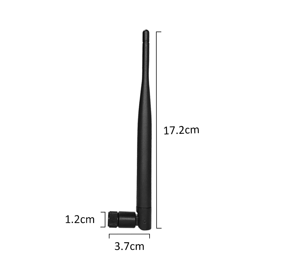 Yetnorson 12dbi 2.4G WIFI External Antenna with 50 Ohm Input Impedance 1.5m Cable Length