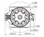 AGV Steering Drive Wheel Assembly Driving 3000W Wheel Diameter 400MM