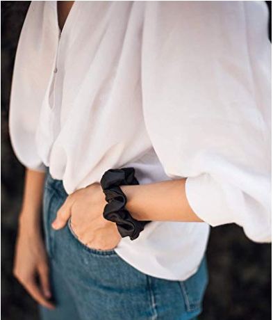SGS 100 Mulberry Silk Scrunchie , 1cm 0.03kg Thin Silk Headband