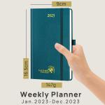 Student Customization Agenda Weekly Planner 2023 Hard Cover Certificate FSC