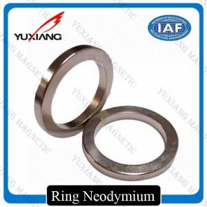 Quality Ndfeb N35 - N52 Sintered Neodymium Permanent Magnets Bright Silver Color wholesale