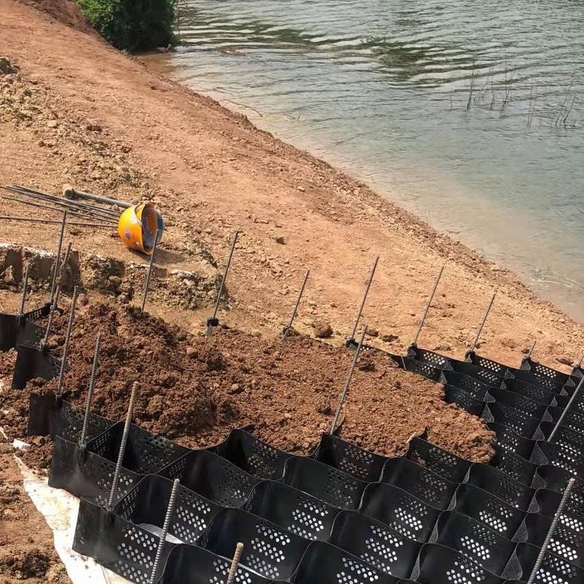 Green HDPE Geocell Geocelda For Road Reinforcement Best and Online Technical Support