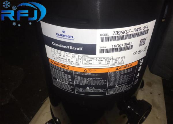 380-420V/3/50Hz Refrigeration Condensing Unit , Copeland Compressor Zb ZB95KCE