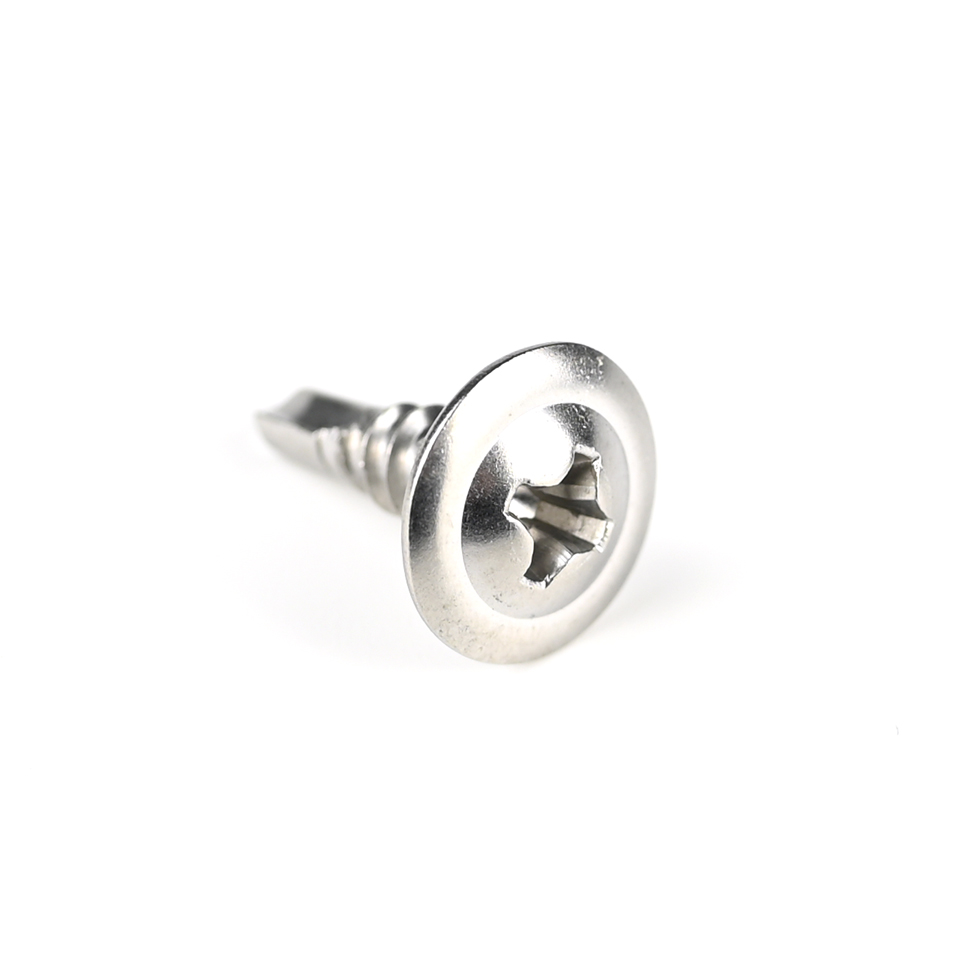 410 Stainless Steel Truss Wafer Phillips Head Self Drilling Screws for Electric Appliance