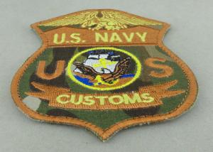 Quality US Navy Custom Embroidery Patches Woven For American Military wholesale