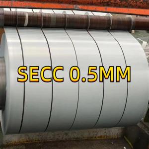 China 0.4MM Thick Electro Galvanized Steel Coils Sheet With Film SECC Roll on sale