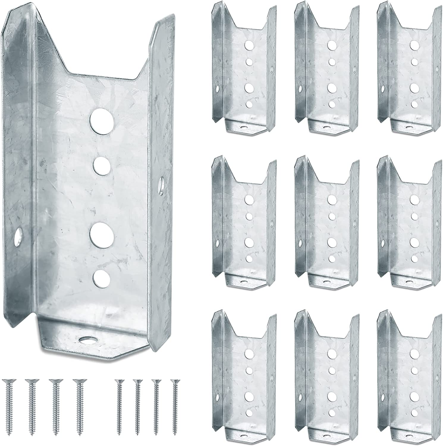 Galvanized 2x4 Brackets The Ultimate Repair Kit for Wood Rail and Post Connections