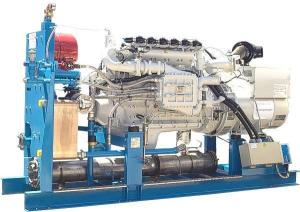 Quality 60Hz 127V 3 Phase Biogas Generator Set , Biomass Gas Generator Silent / Open Design wholesale