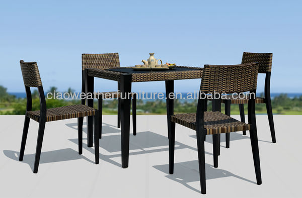Outdoor Garden Chair Set Teak Table and Chairs for a Classic Outdoor Setting