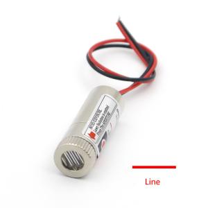 Quality Industrial 5V Metal Glass Lens 12MM Line Laser Module wholesale