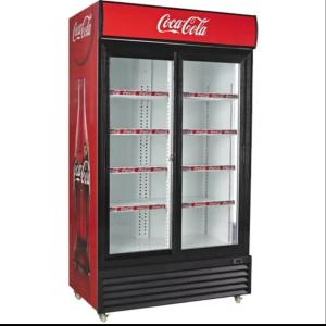 Quality 660l Drink Glass Door Display Freezer, 2000mm Glass Door Display Freezer wholesale