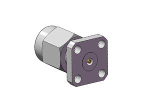 Quality 2.92MM Connector Plug 2 holes Flange (MMW)Millimeter Wave Connector wholesale