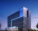 GB Tempered Glass Aluminium Curtain Wall System 0.36mm CAD For High Building
