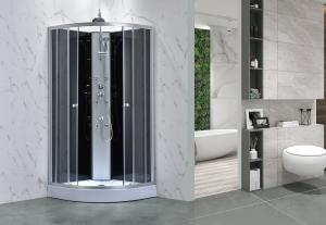 Quality Sliding 35''X35''X85'' Shower Pods Cabins Tempered Glass wholesale