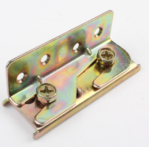 Metal Flat Hook Bracket Bed Connector Screw and Bolt for Heavy Duty Applications