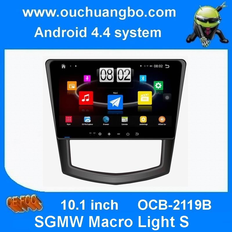 Ouchuangbo car radio dvd stereo Android 4.4 for SGMW Macro Light S with Quad Core 16G HD 1024*600 3g wifi bluetooth