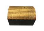 Plastic PU Leather Plastic Watch Box Custom Hot Stamping Logo Printed With