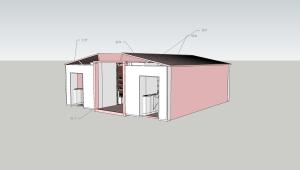 Quality 40ft Custom Single Side Expansion Twin Cabin Container House Green Building wholesale