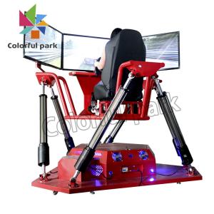 Quality 3 Screen 6 DOF VR Arcade Machine Race Car Coin Operated CE Certificate wholesale
