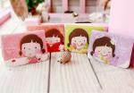 Cute Girl Plastic PVC Credit Card Holders Wallets
