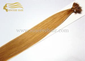 Quality 22&quot; Remy Human Hair Extensions Nano Hair for Sale, 22&quot; 1.0 G Blonde #613 STB Pre Bonded Nano Hair Extensions For Sale wholesale