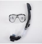 Diving equipment silicone diving mask set of underwater ventilation pipeDiving