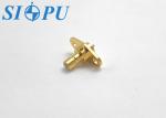 Microstrip RF Coaxial SMB Male Connector Flange Mounted
