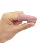 OEM ODM Infant Finger Toothbrush Food Grade Silicone Teether