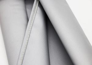 Quality Safety Heat Resistant Blanket , White Grey Emergency Fire Blanket wholesale