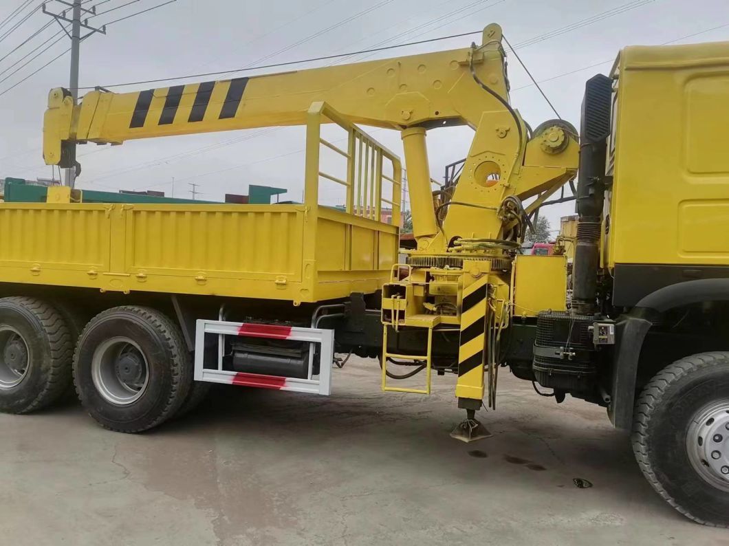 Hot Selling Manipulator 14 Ton Hydraulic Mobile Lorry Crane with Straight Boom