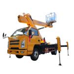27m Hydraulic Truck Mounted Aerial Telescopic Access Ladders Bucket Truck Boom