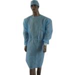 Surgical Isolation Disposable Protective Coveralls For Patient Blue Color