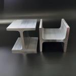 GB 6061 Mill Finish Silver Structural Aluminium I Beams 3000mm Used For Industry