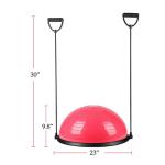 Half Ball Balance Trainer with Straps Yoga Balance Ball Anti Slip for Core